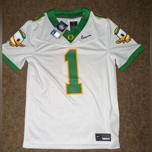 BRAND NEW Nike Oregon Ducks white jersey small #1
